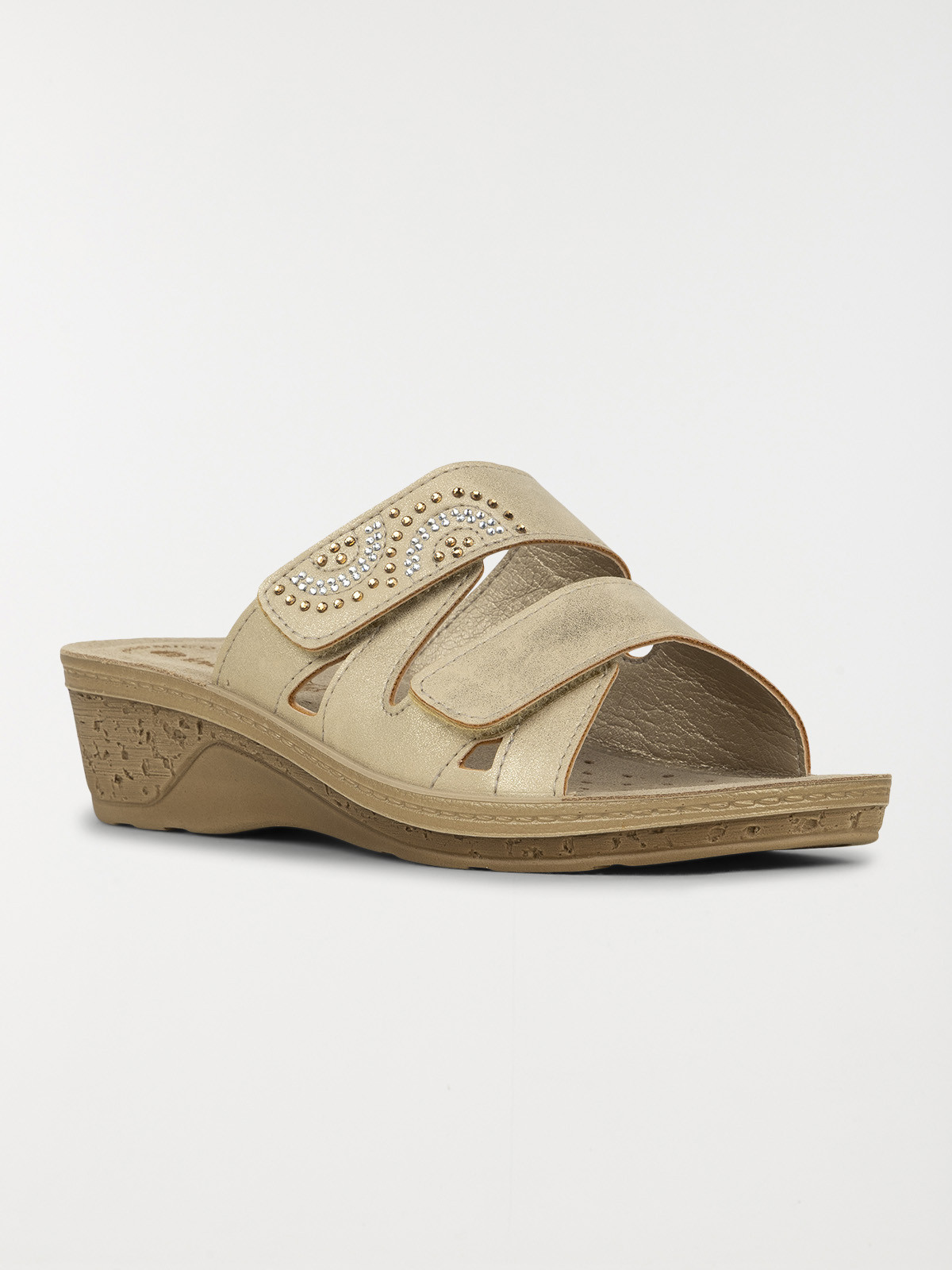 Mules confort à scratchs femme (36-41)