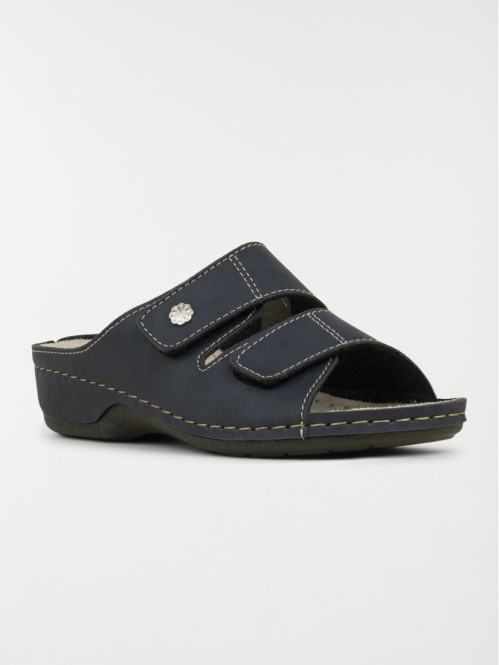 Mule confort marine femme...