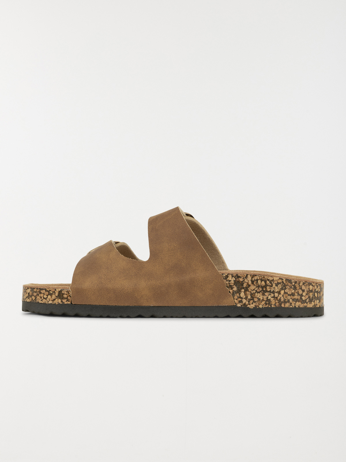 Mules plates femme marron (36-41)