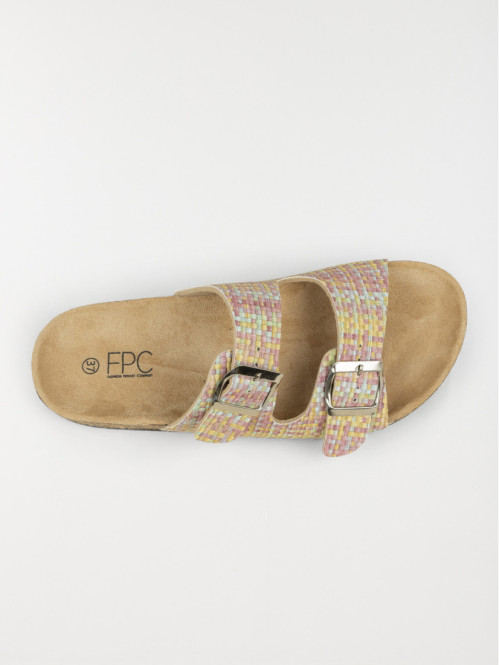 Mules multicolore femme...