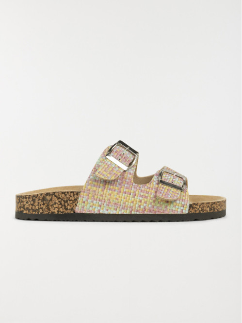 Mules multicolore femme...