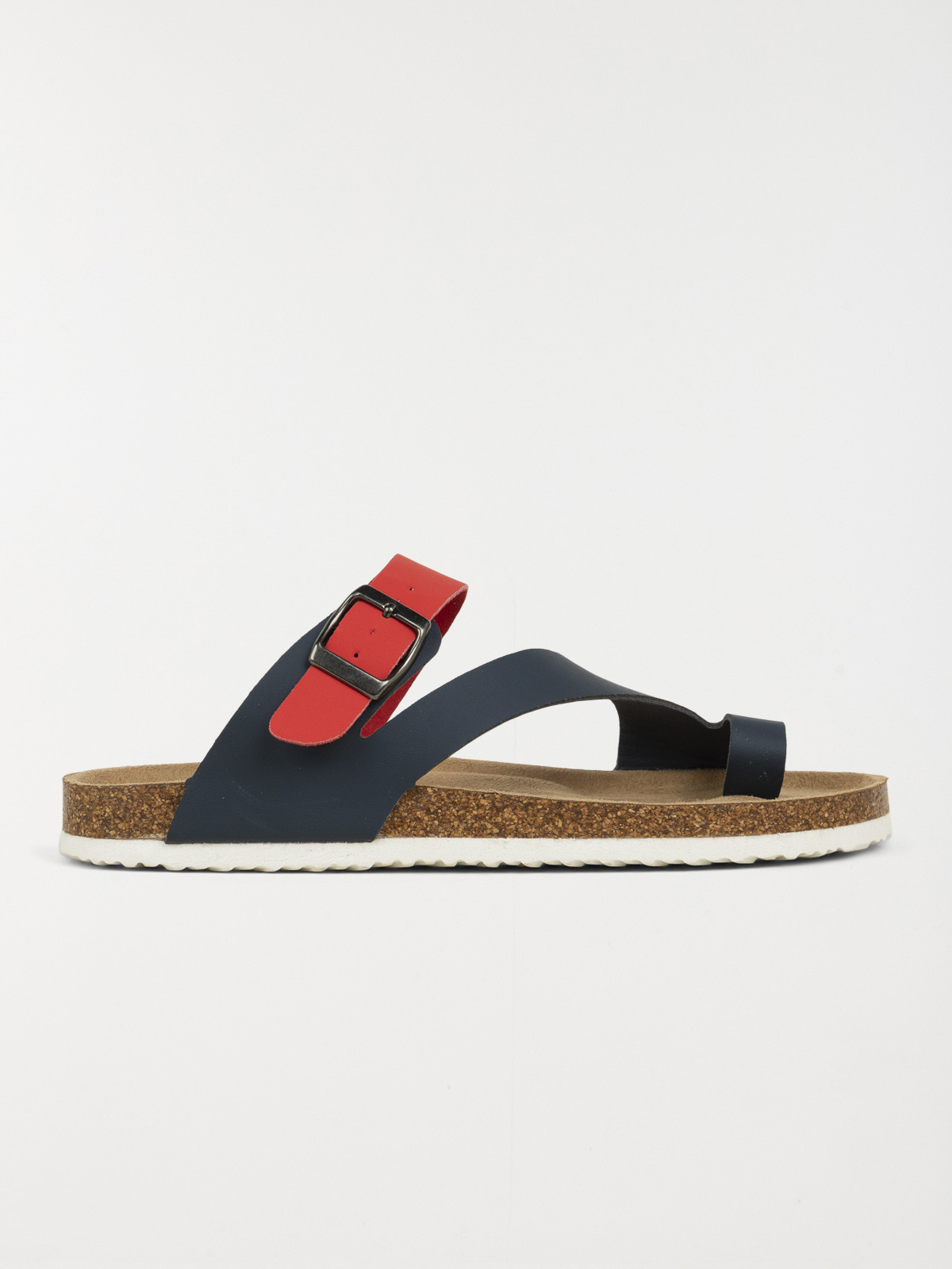 Mules navy et rouge femme (36-41)