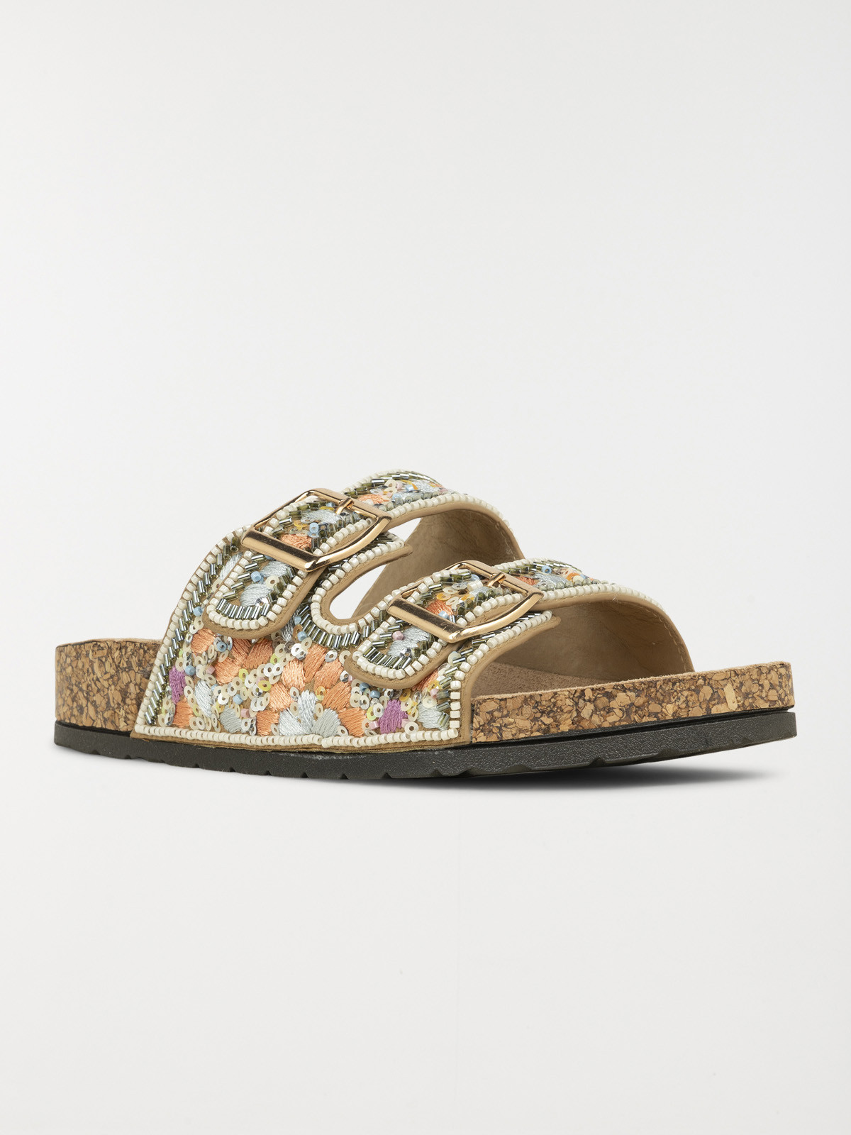 Mules brodées et perles femme (36-41) Mules brodées et perles femme (36-41)