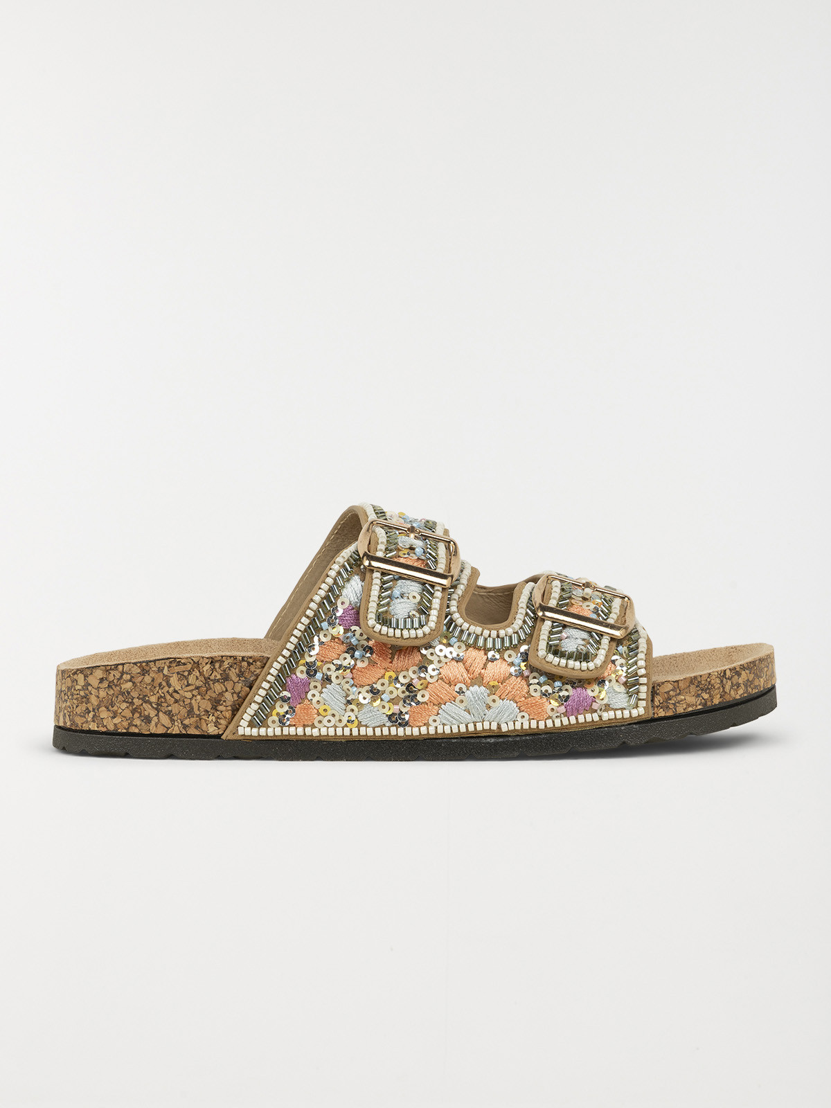 Mules brodées et perles femme (36-41) Mules brodées et perles femme (36-41)
