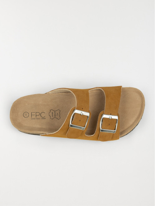 Mules marrons 2 boucles...