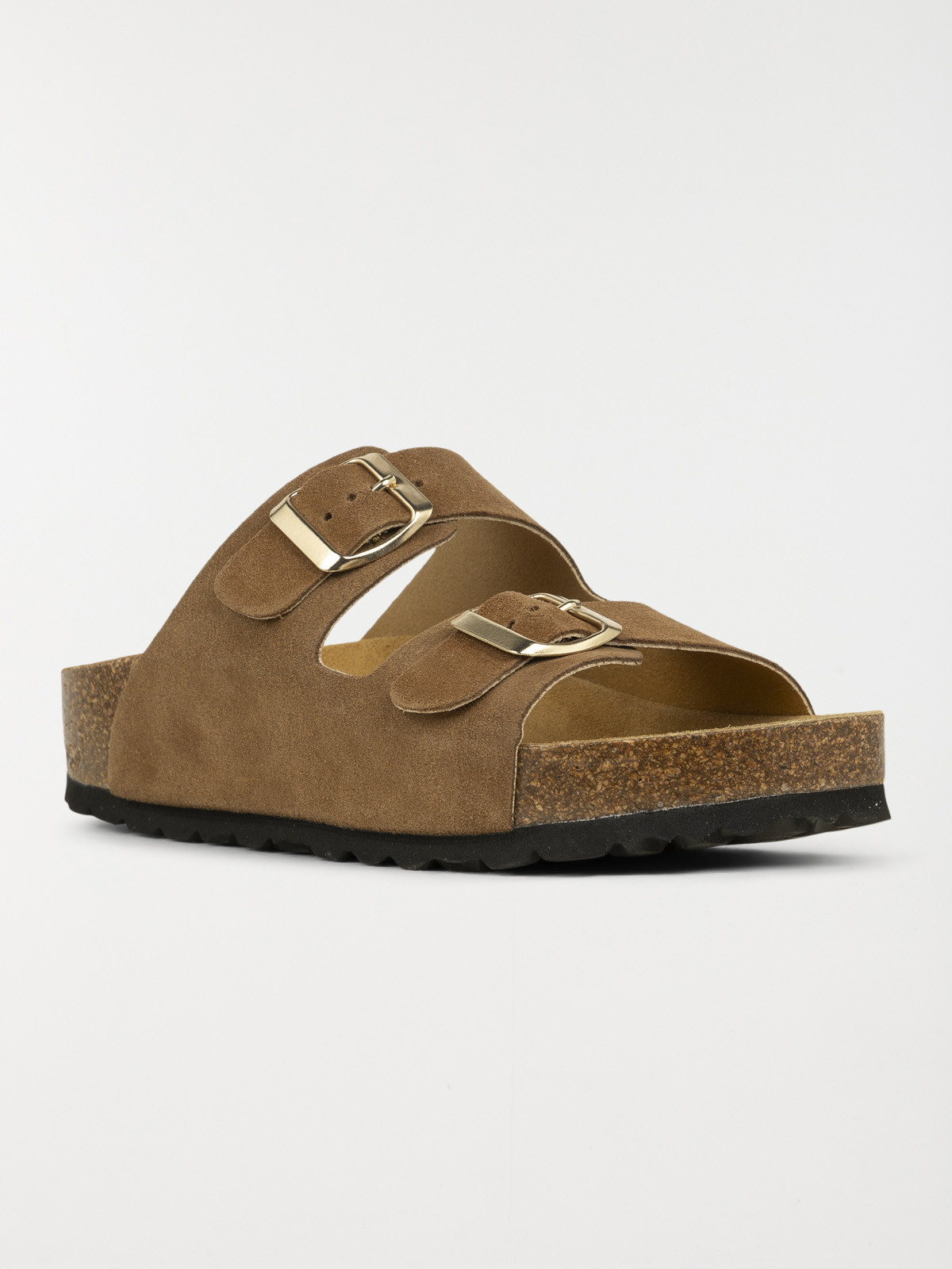 Mules marrons 2 boucles femme (37-42)