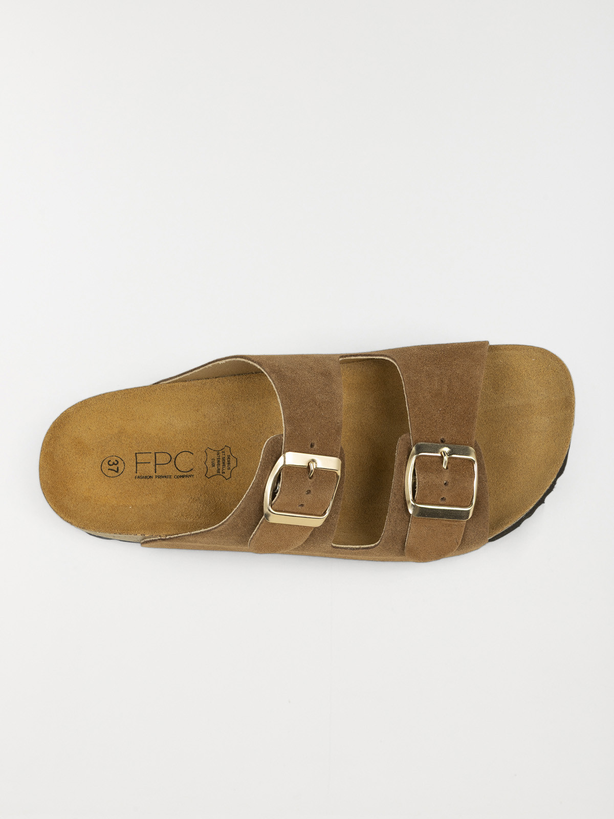 Mules marrons 2 boucles femme (37-42)