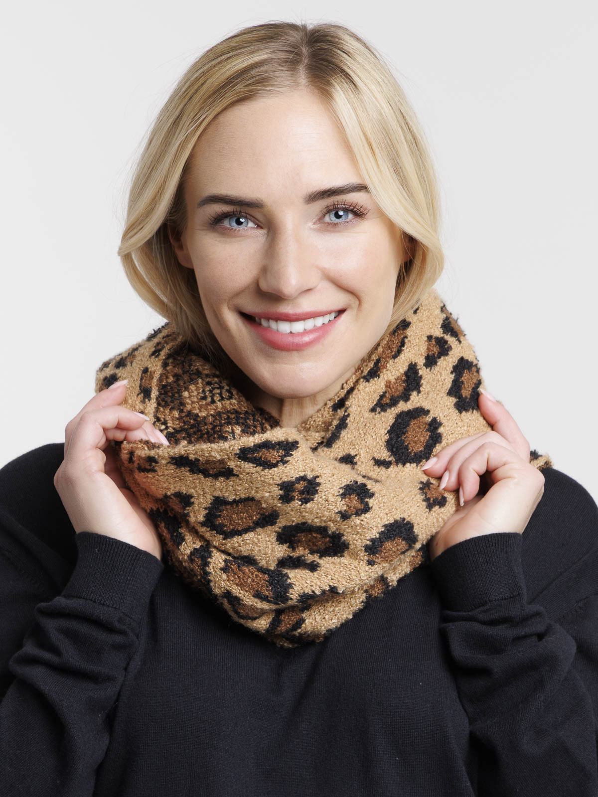 Echarpe snood léopard femme Echarpe snood léopard femme