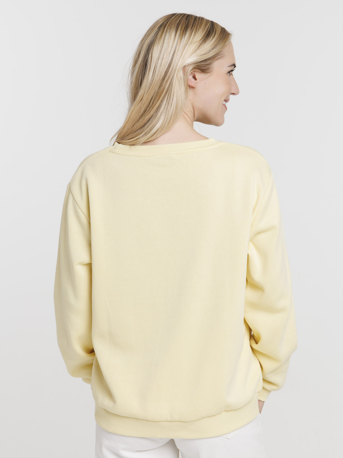 Sweat à message happy simplement femme