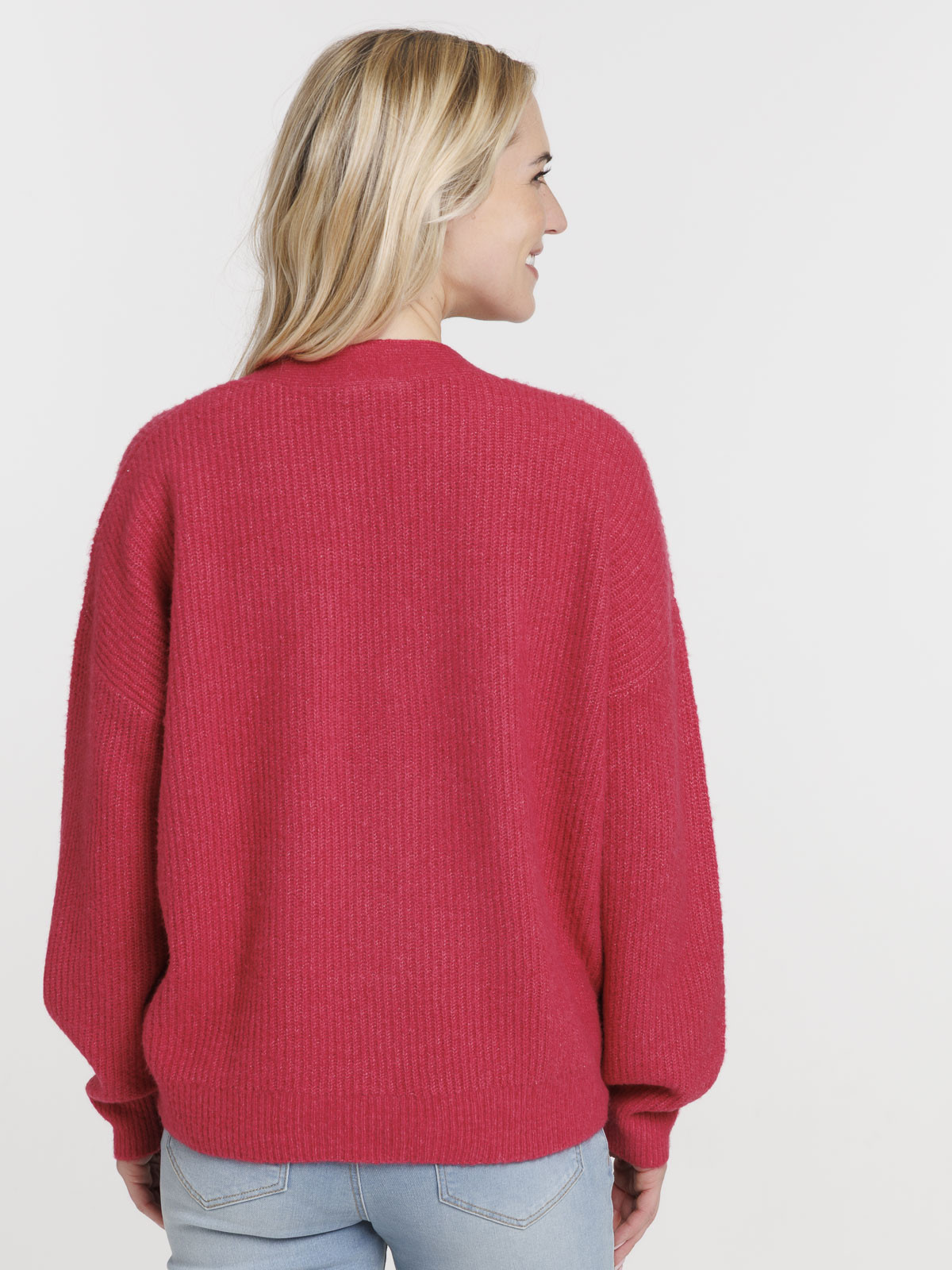 Gilet basique boutonné femme