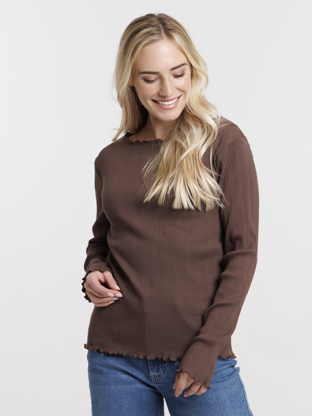 T-shirt col rond écorce femme T-shirt col rond écorce femme