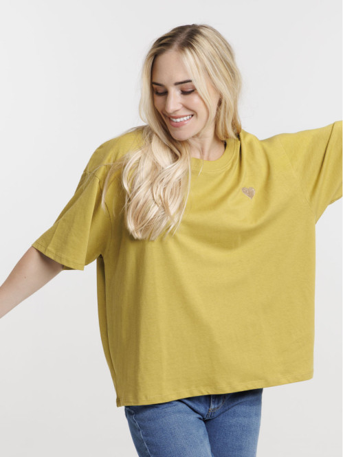 T-shirt olivette coeur...