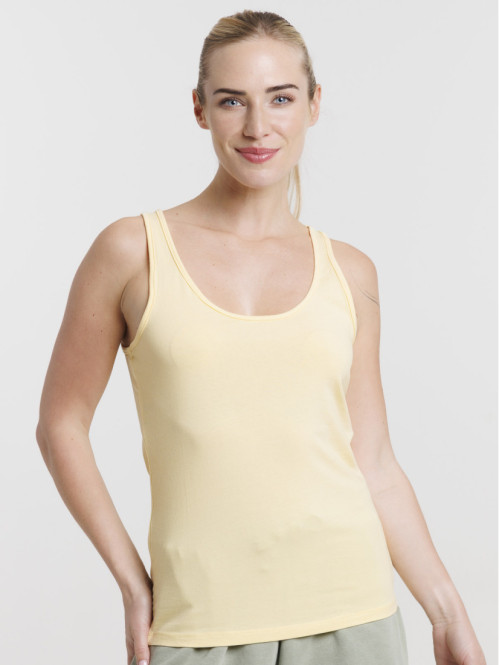 Débardeur basique jaune...