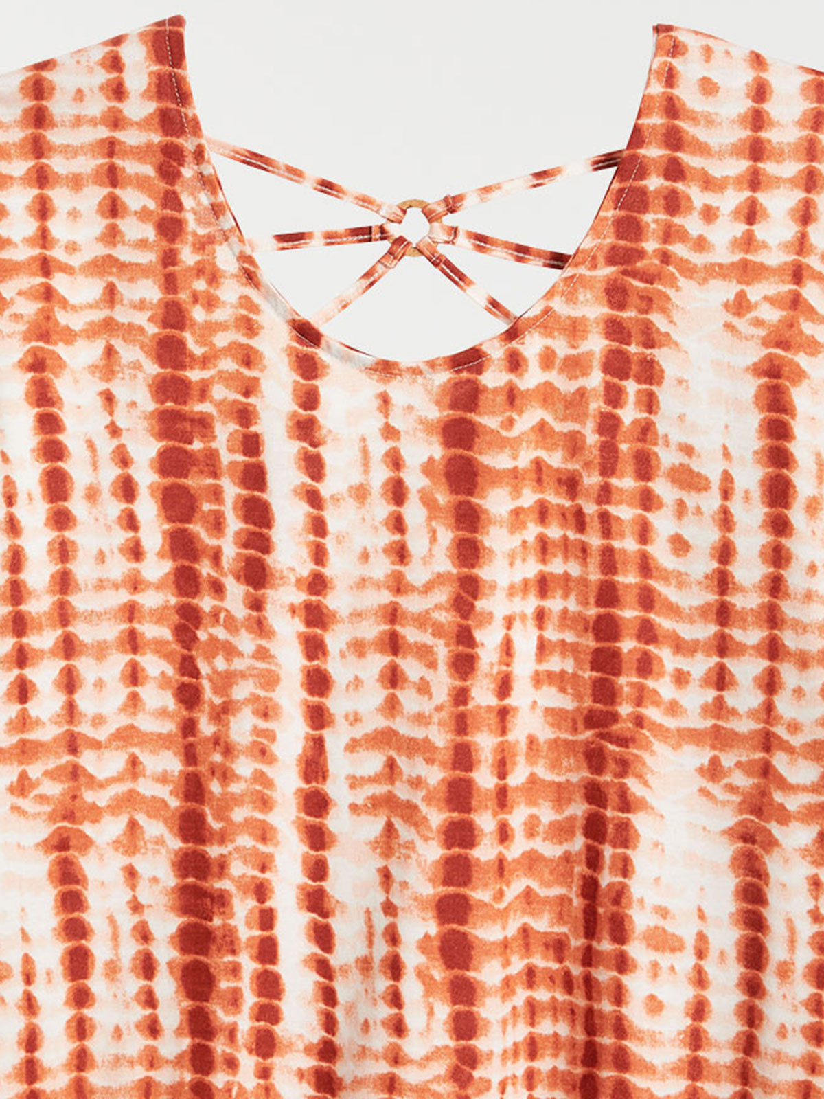 T-shirt ethnique dos fantaisie femme