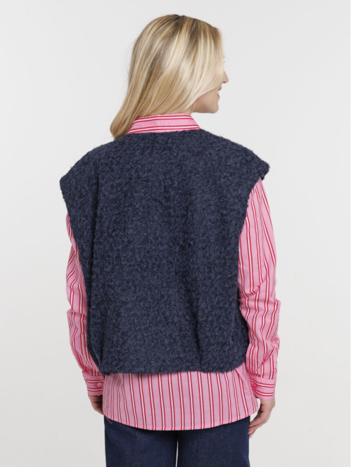 Veste sans manches marine...