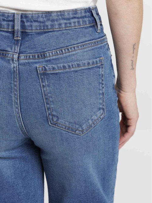 Jean wide leg stone femme