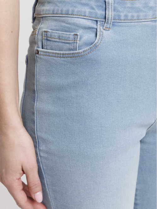 Jean flare bleached femme