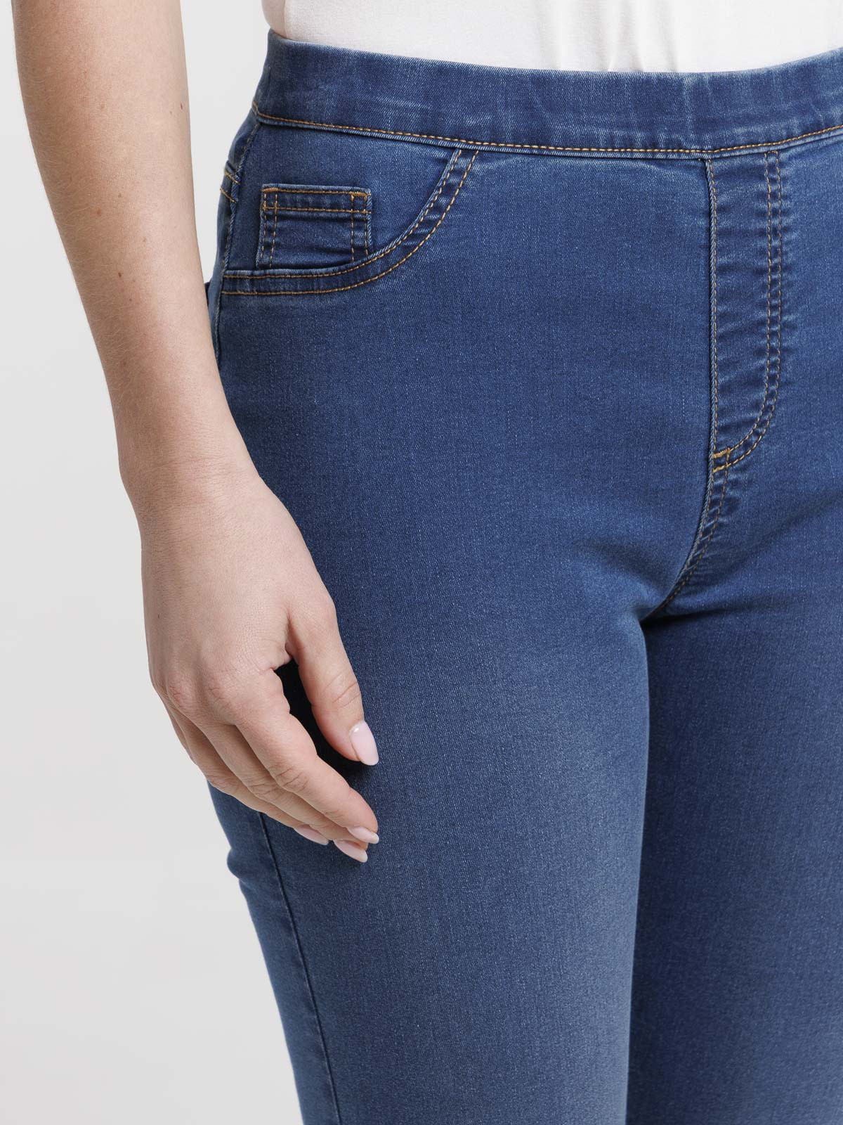 Jegging denim stone femme