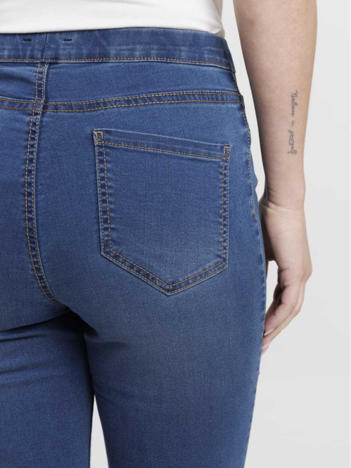 Jegging denim stone femme