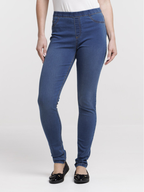 Jegging denim stone femme