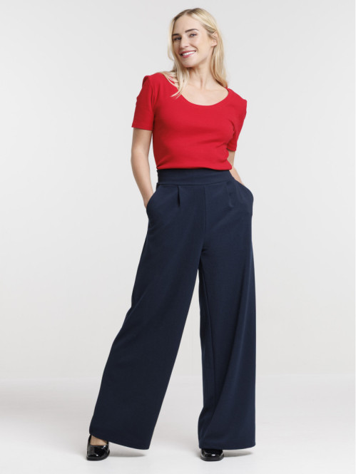 Pantalon marine large...