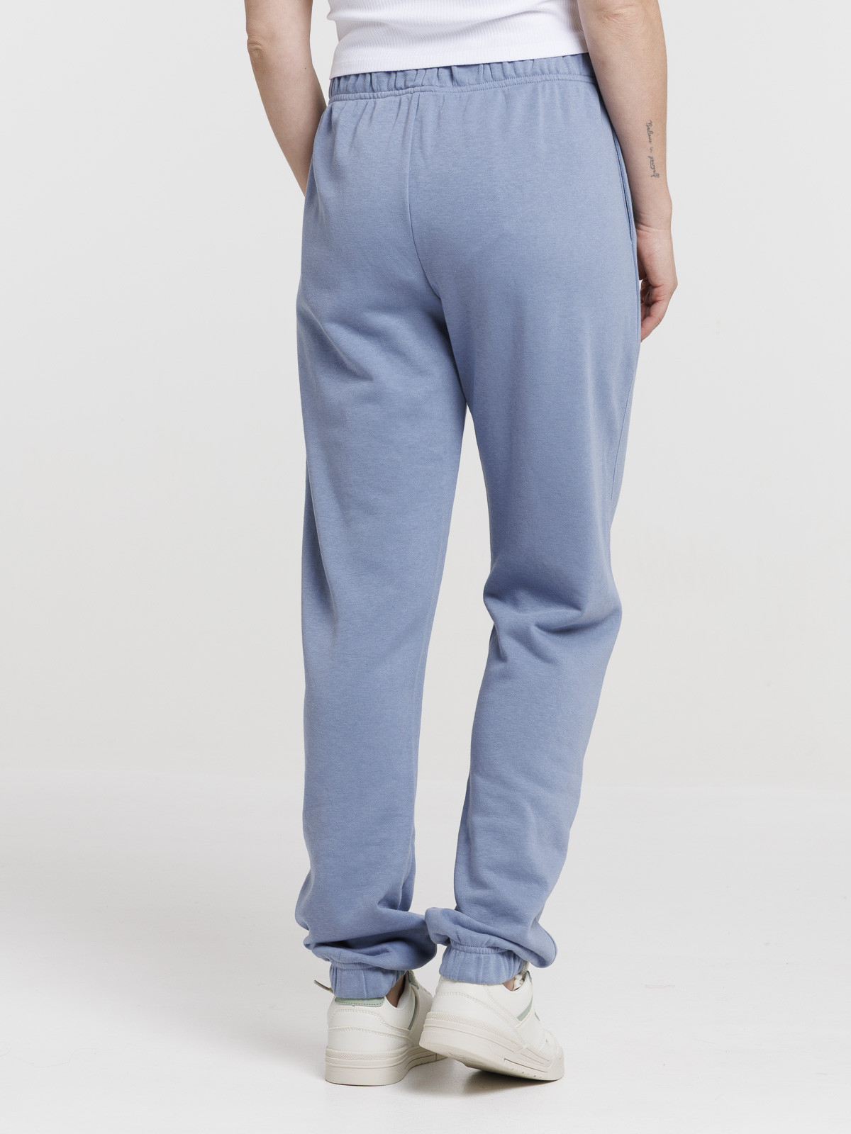 Pantalon jogging denim blue femme