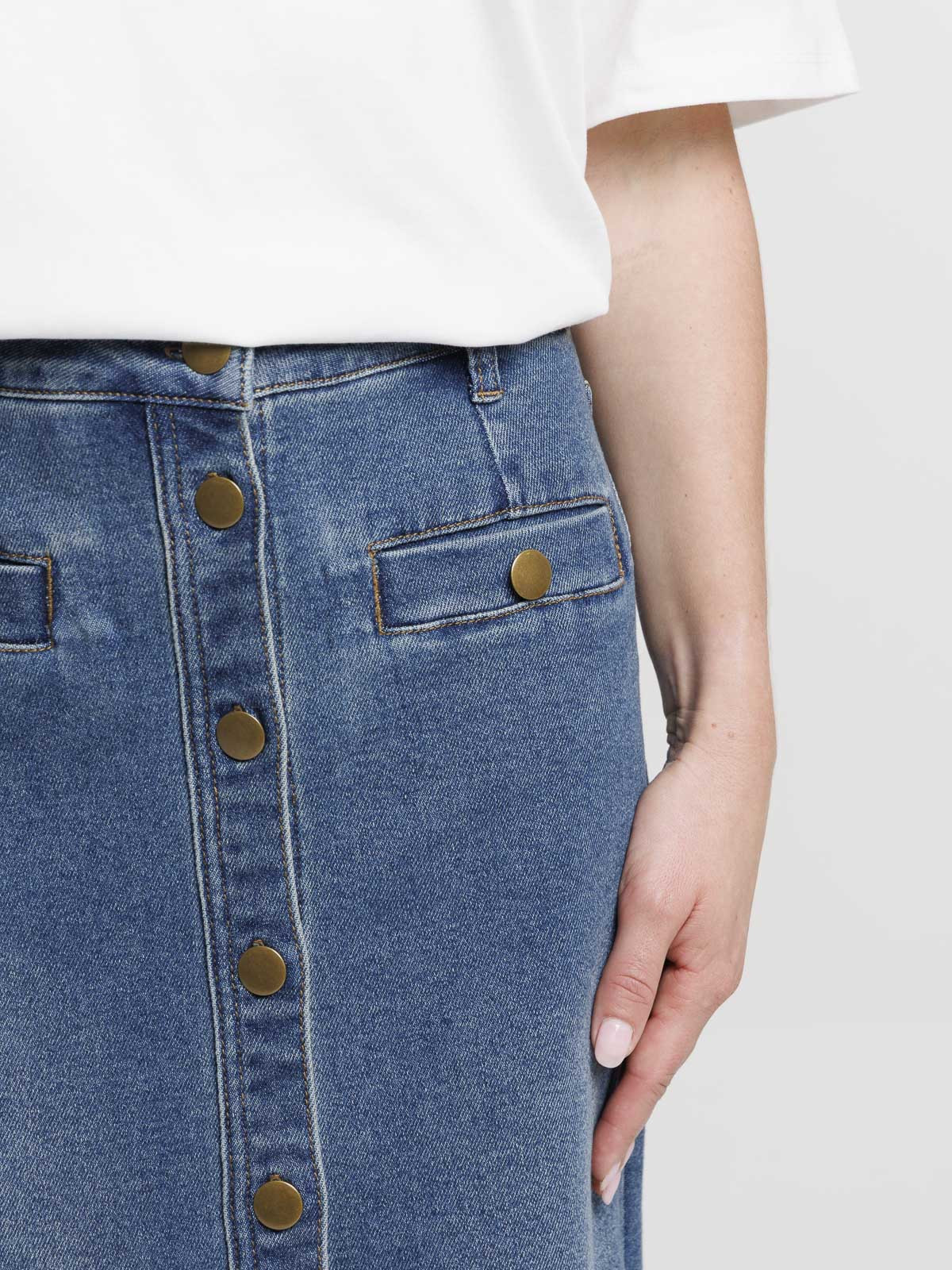 Jupe longue double stone femme