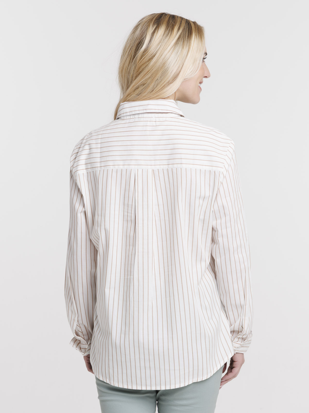 Chemise rayée manches longues femme Chemise rayée manches longues femme
