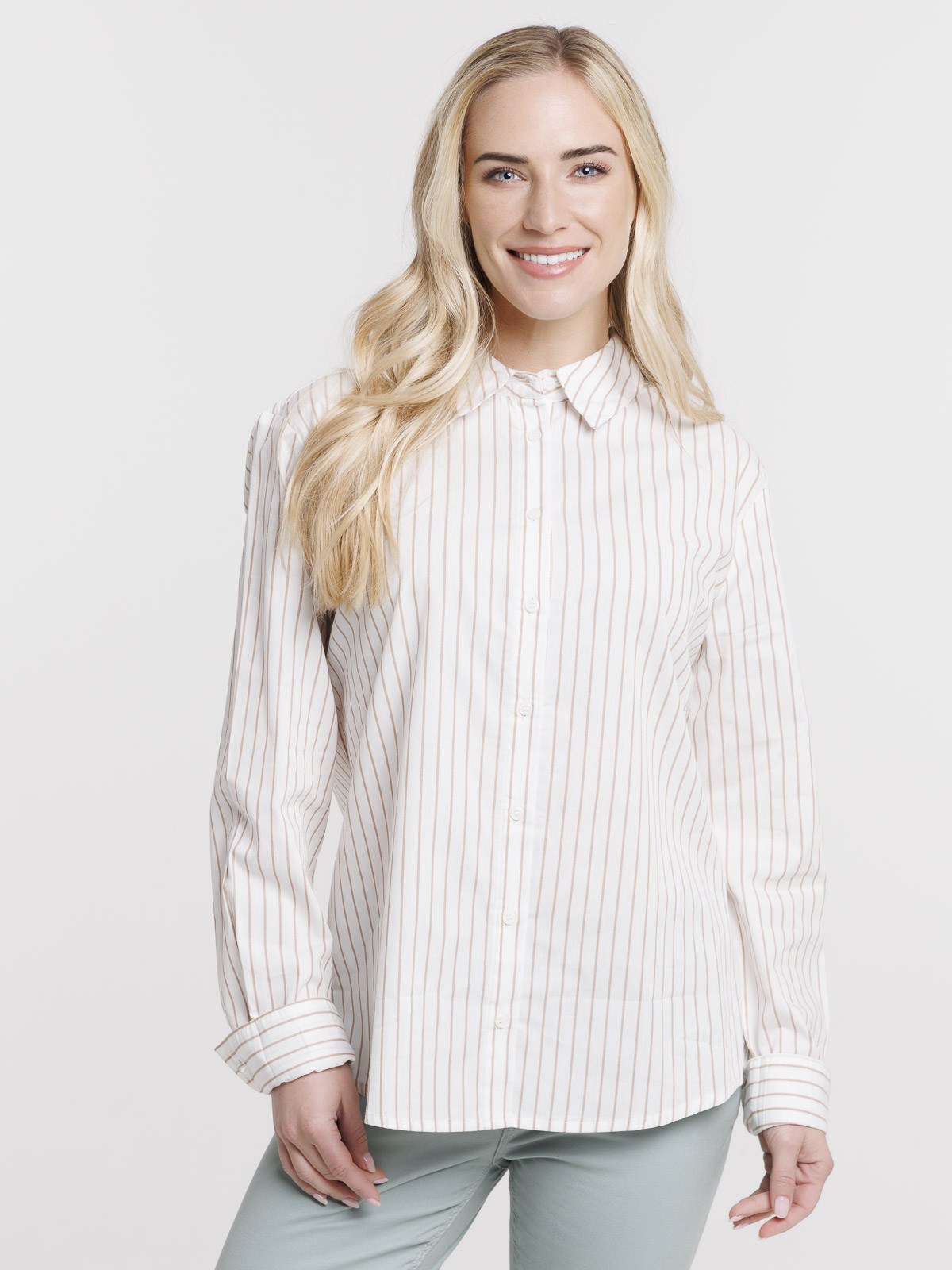 Chemise rayée manches longues femme Chemise rayée manches longues femme