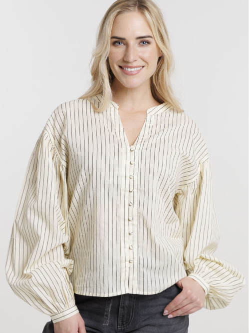 Chemise rayée manches...