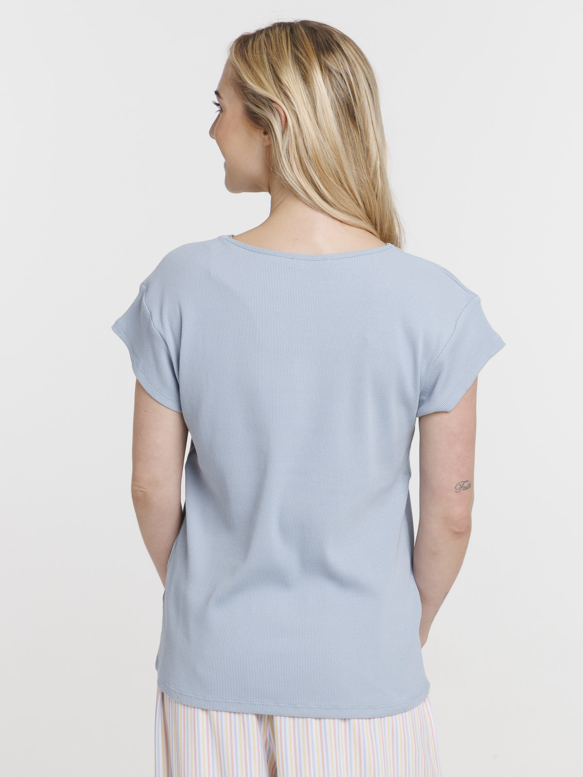 Haut de pyjama ciel femme