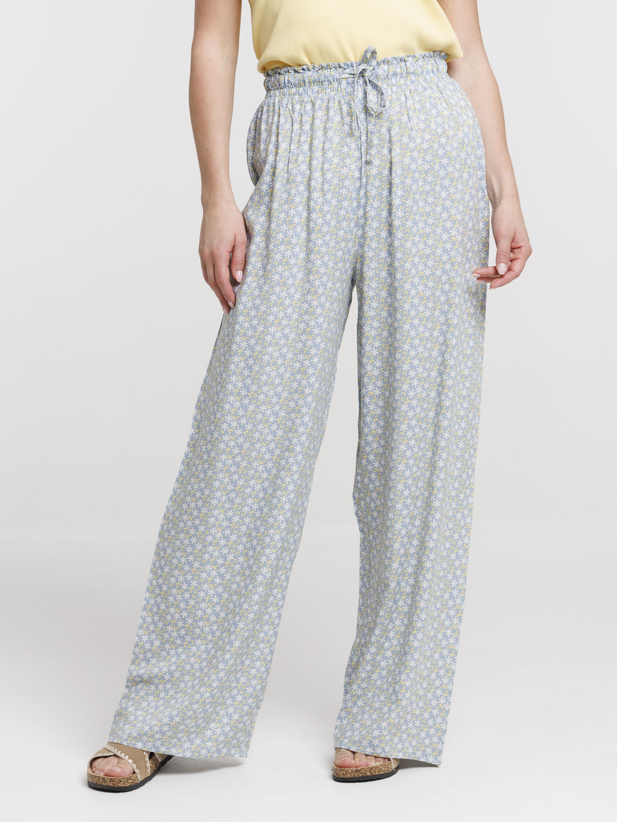 Bas de pyjama pantalon fleuri femme Bas de pyjama pantalon fleuri femme