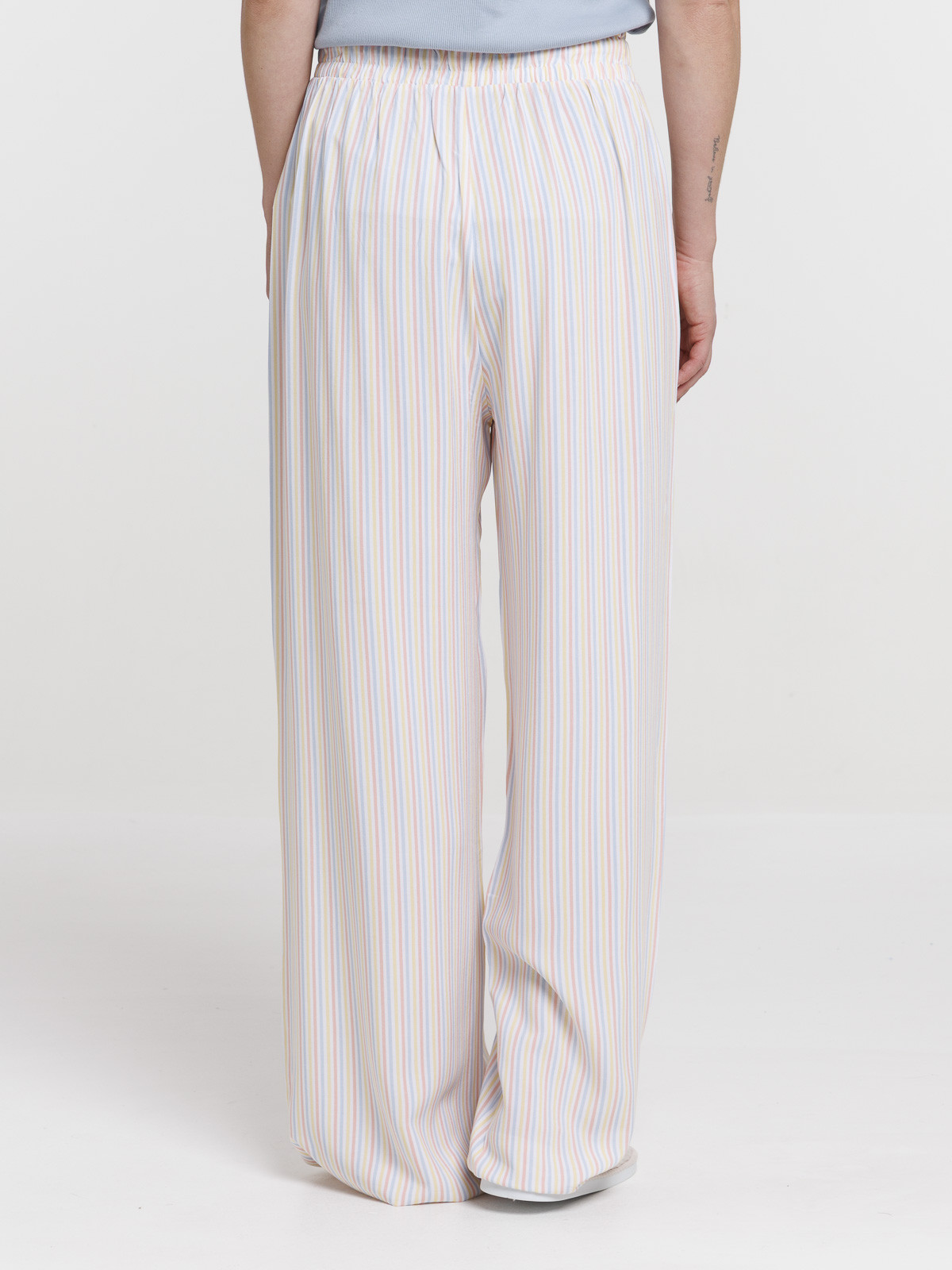 Bas de pyjama femme pantalon rayé