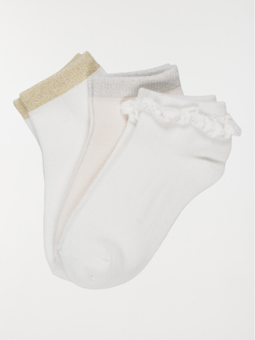 Lot 3 paires chaussettes...