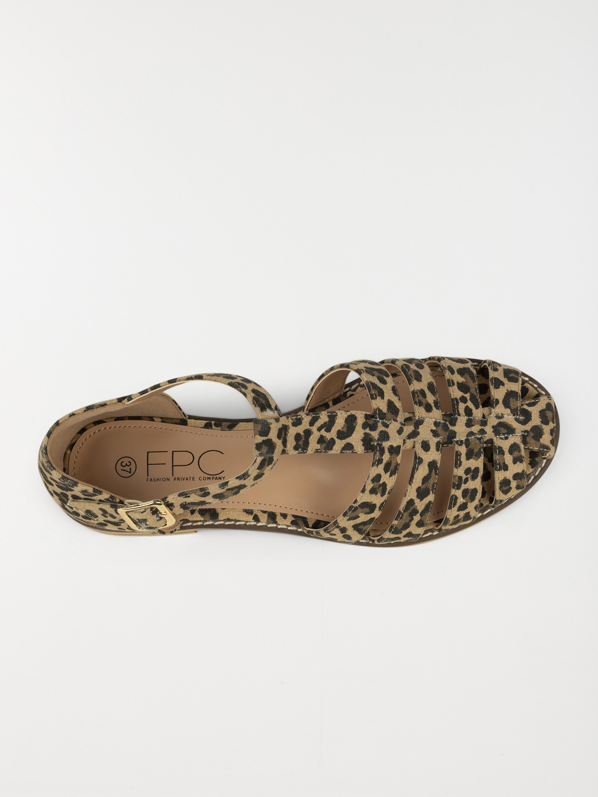 Sandales fermées léopard femme (36-41)