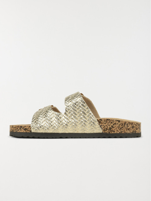 Mules texturées femme (36-41)