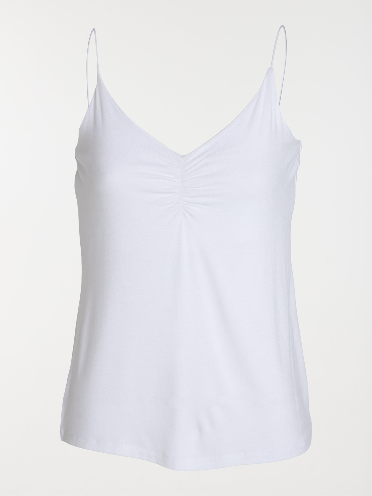 Débardeur bretelle blanc femme