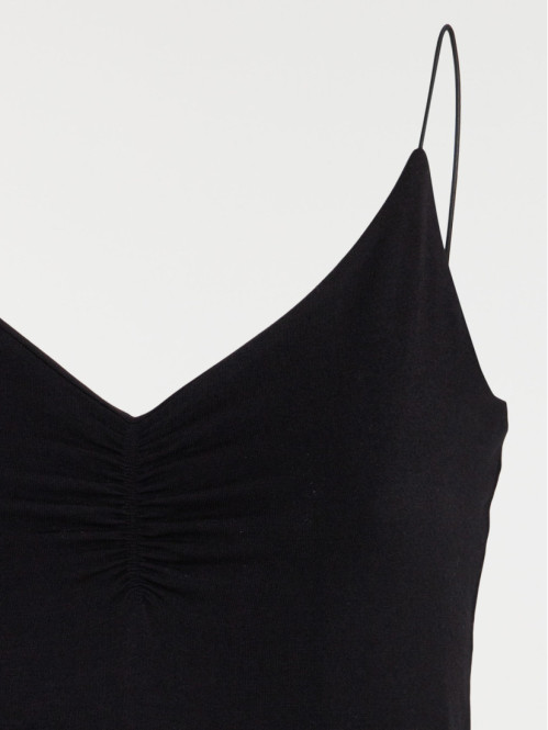 Débardeur bretelle noir femme Débardeur bretelle noir femme