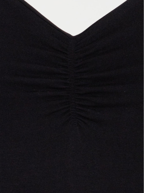 Débardeur bretelle noir femme Débardeur bretelle noir femme