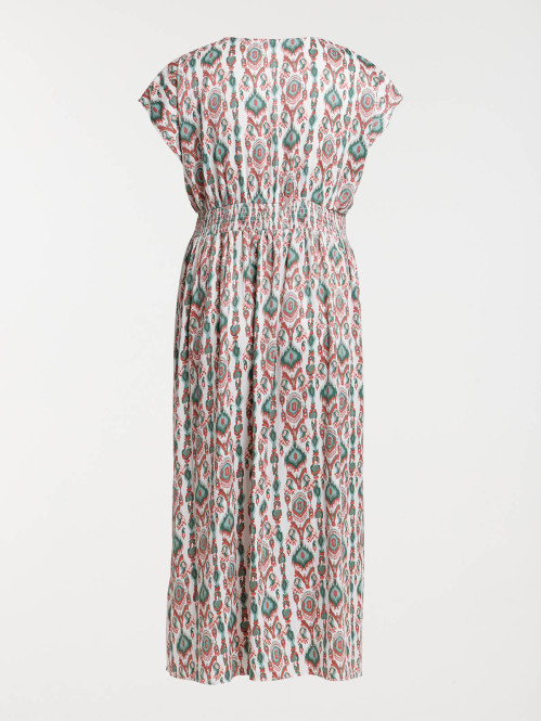 Robe longue imprimée grande...