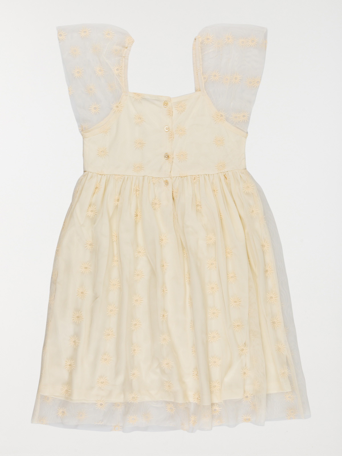 Robe cérémonie tulle brodé fille (3-12A) Robe cérémonie tulle brodé fille (3-12A)