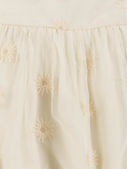 Robe cérémonie tulle brodé fille (3-12A) Robe cérémonie tulle brodé fille (3-12A)