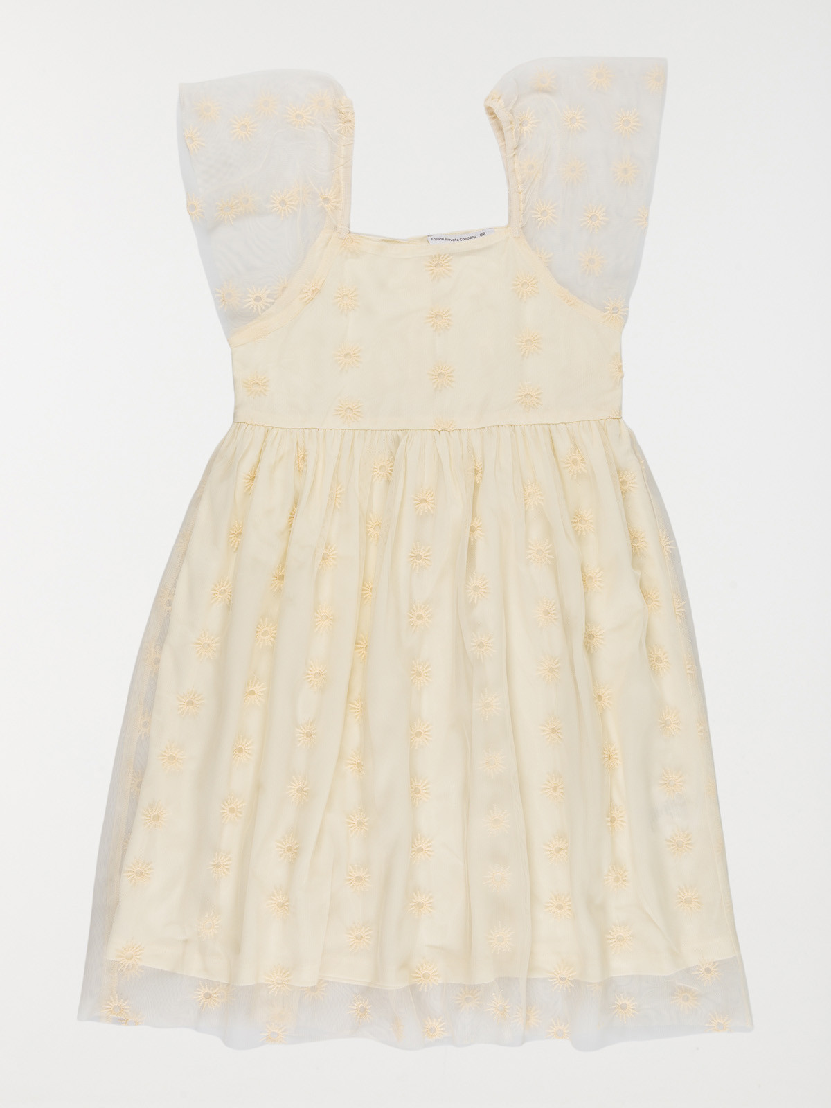 Robe cérémonie tulle brodé fille (3-12A) Robe cérémonie tulle brodé fille (3-12A)