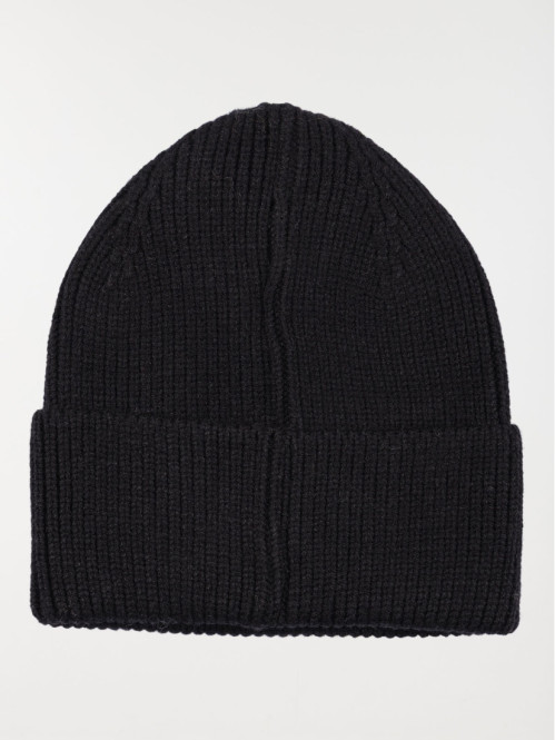 Bonnet noir revers garçon