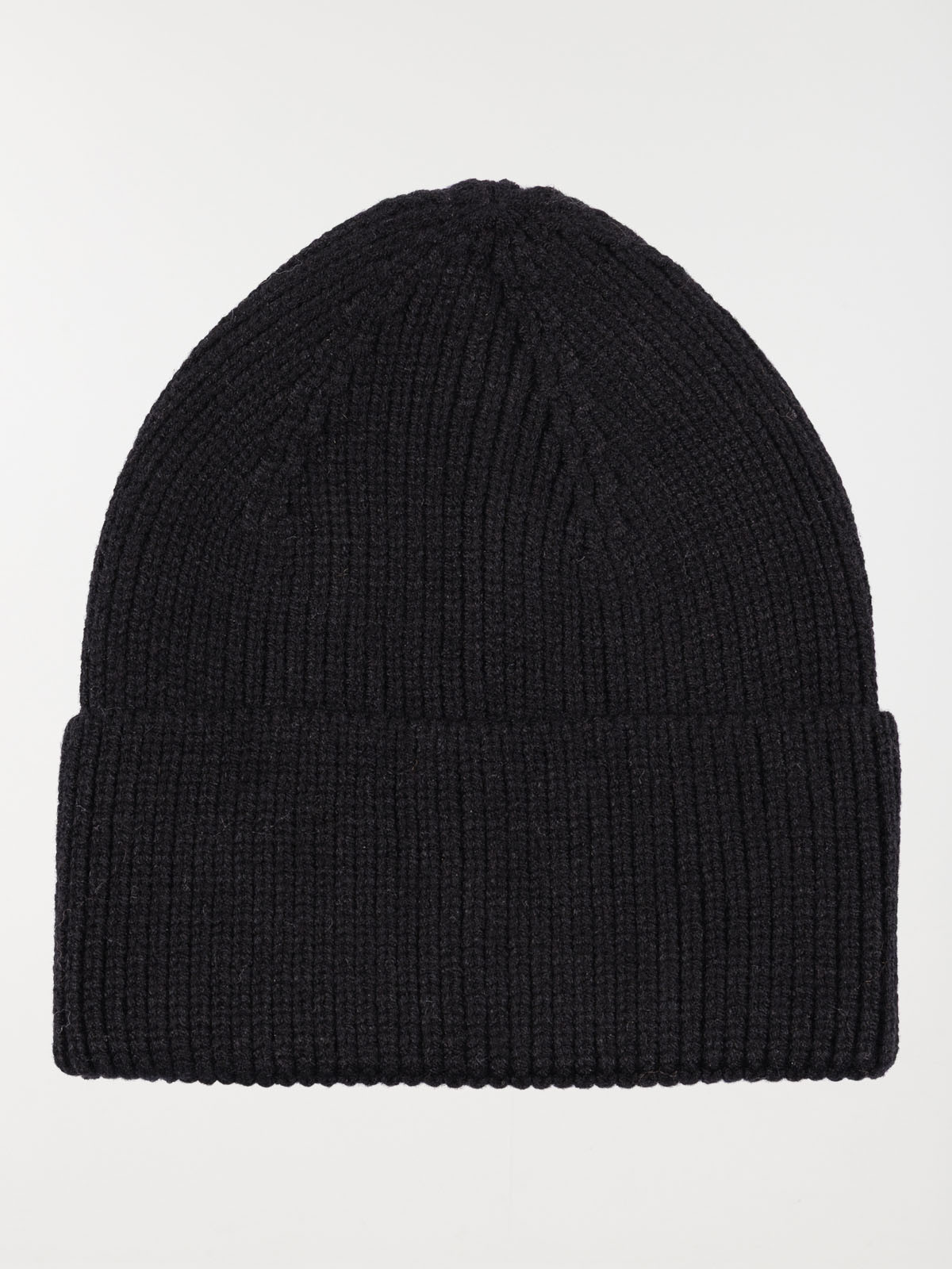 Bonnet noir revers garçon