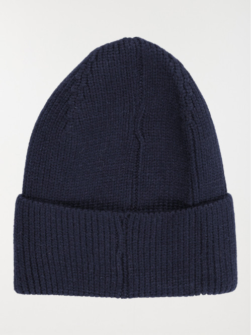 Bonnet revers marine garçon