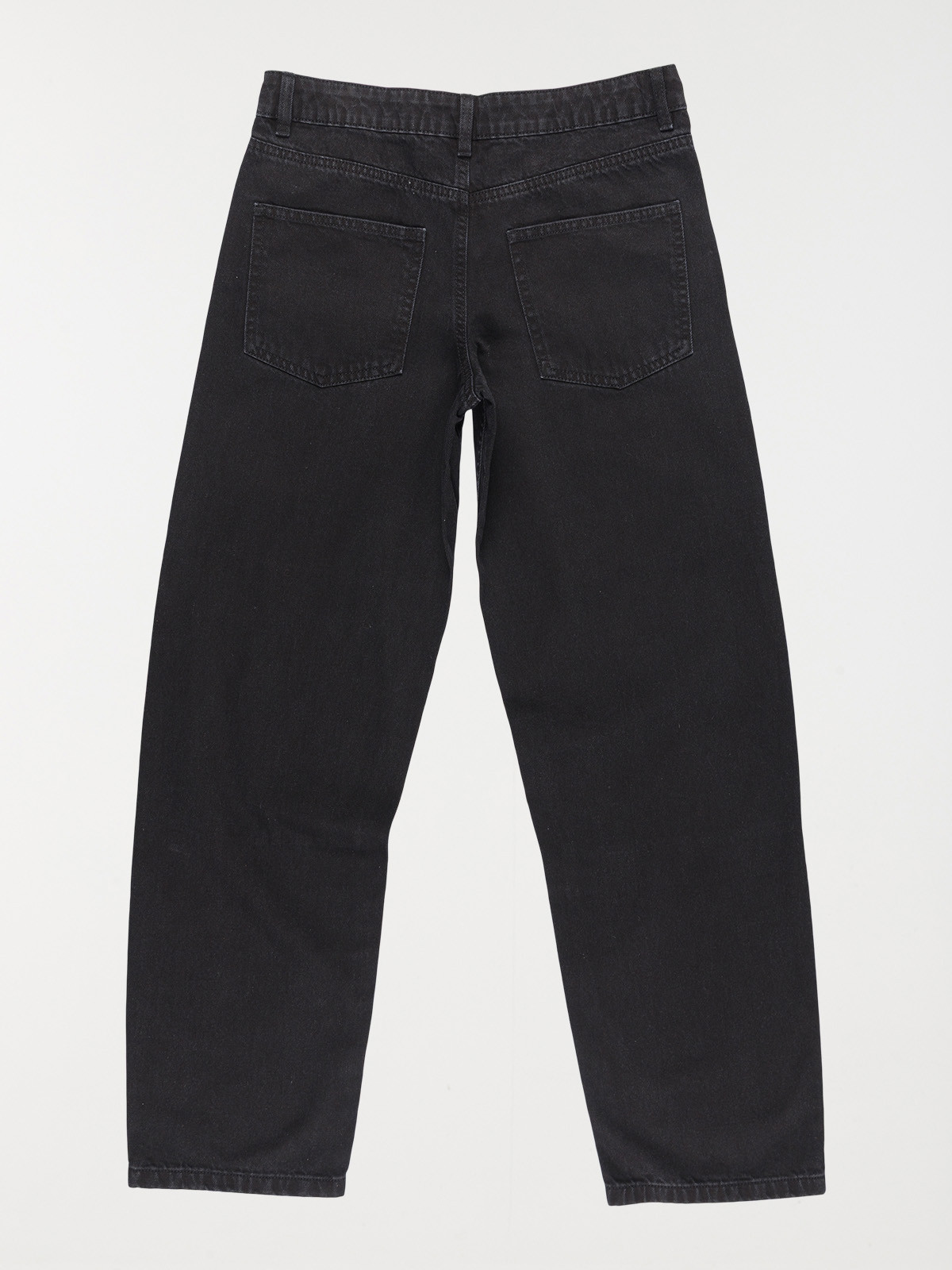 Jean baggy noir bleach garçon (XXS-M)