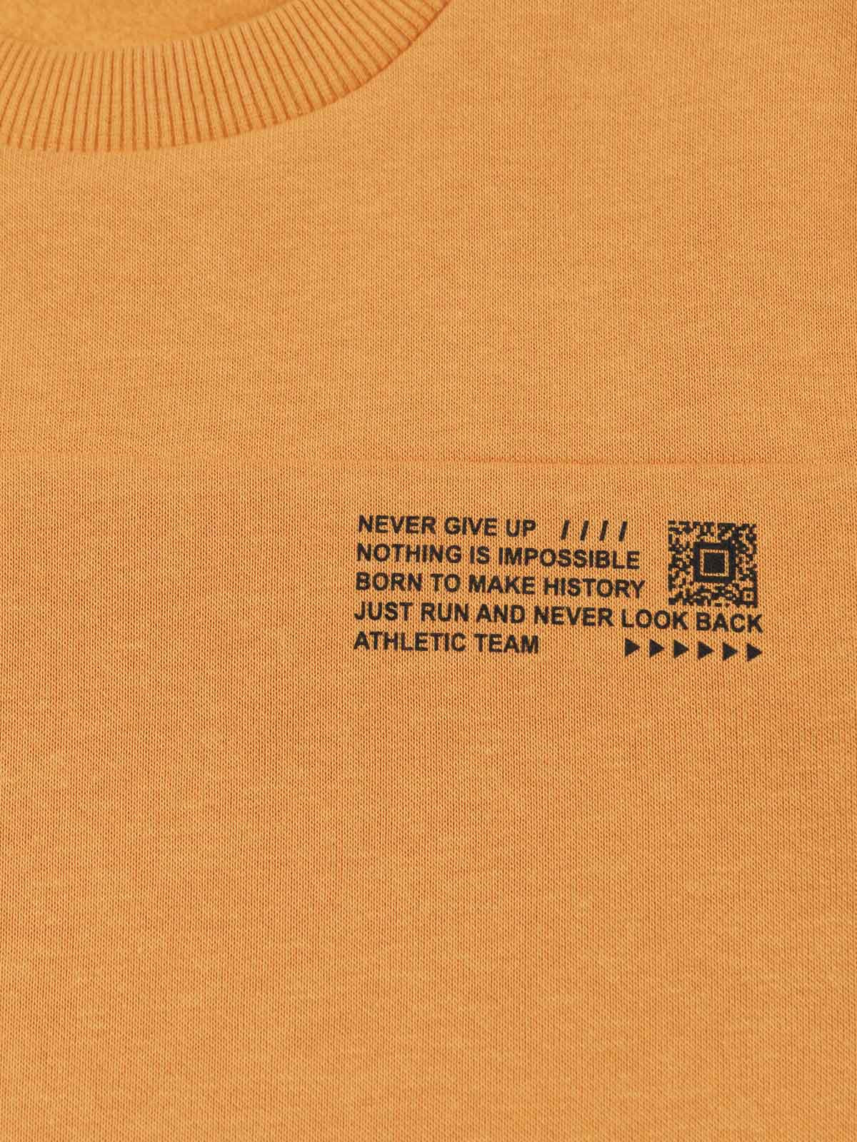 Sweat uni col rond garçon (3-12A)