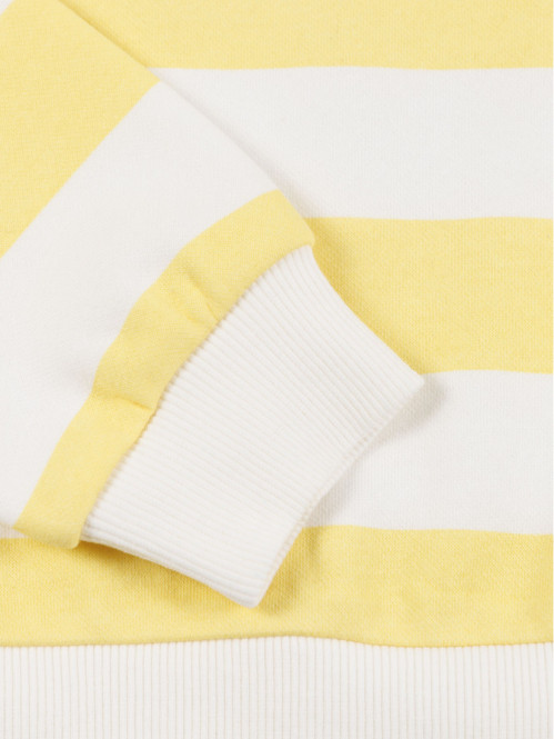 Sweat rayé motif fraise...