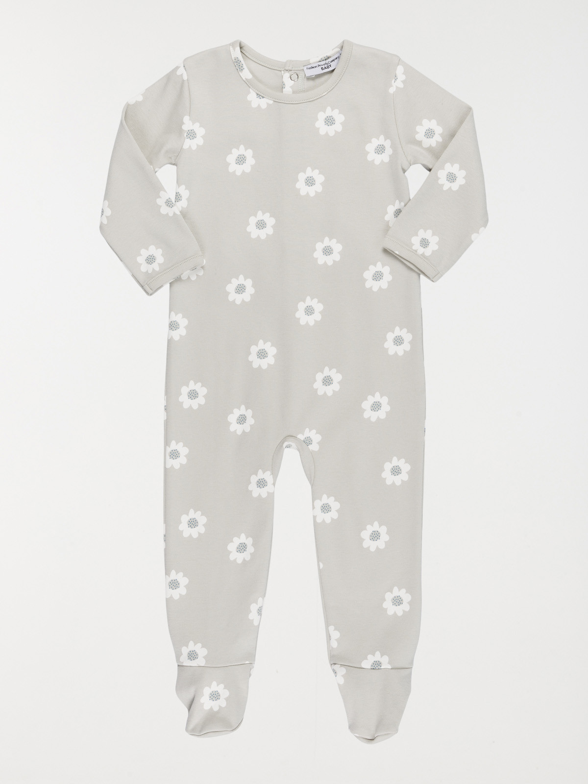 Dors-bien motifs fleurs fille (3-24M)